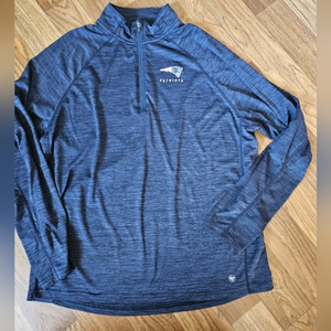 47 Brand‎ Patriots Blue 1/4 Zip XL Mens